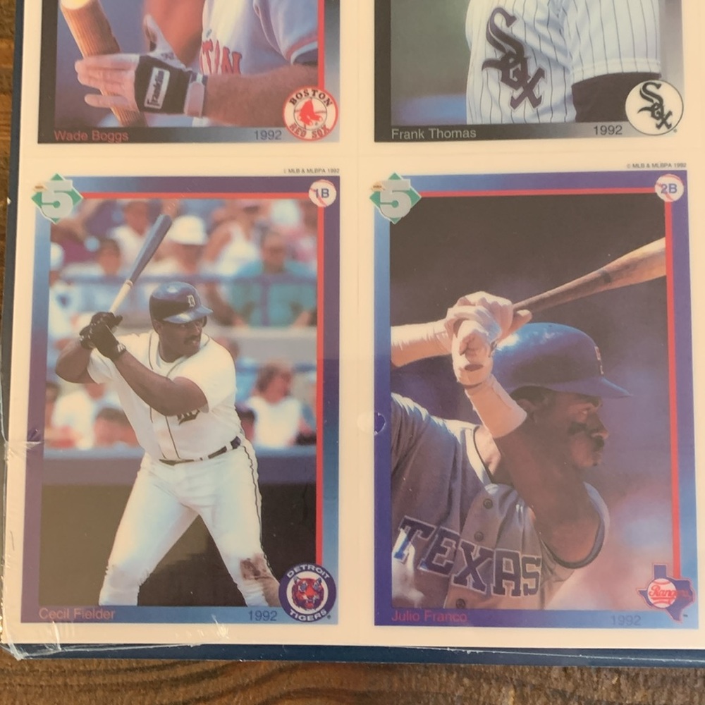 1992 HIGH-5 REUSABLE DECALS SUPERSTAR COLLECTION FACTORY SEALED SET. - Picture 4 of 5